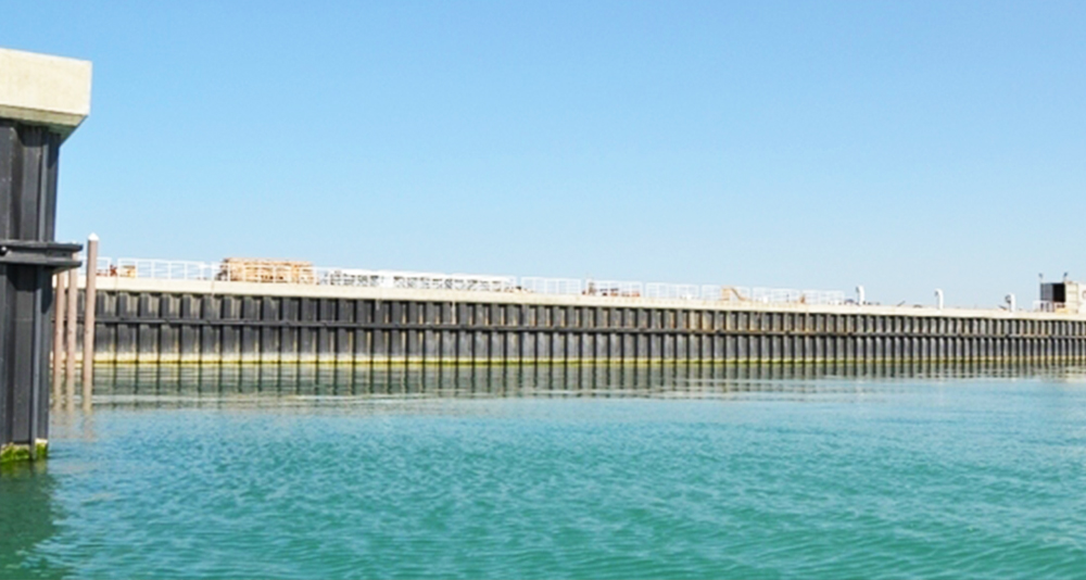 Clearance and improvement of bed of river and cascade of lakes