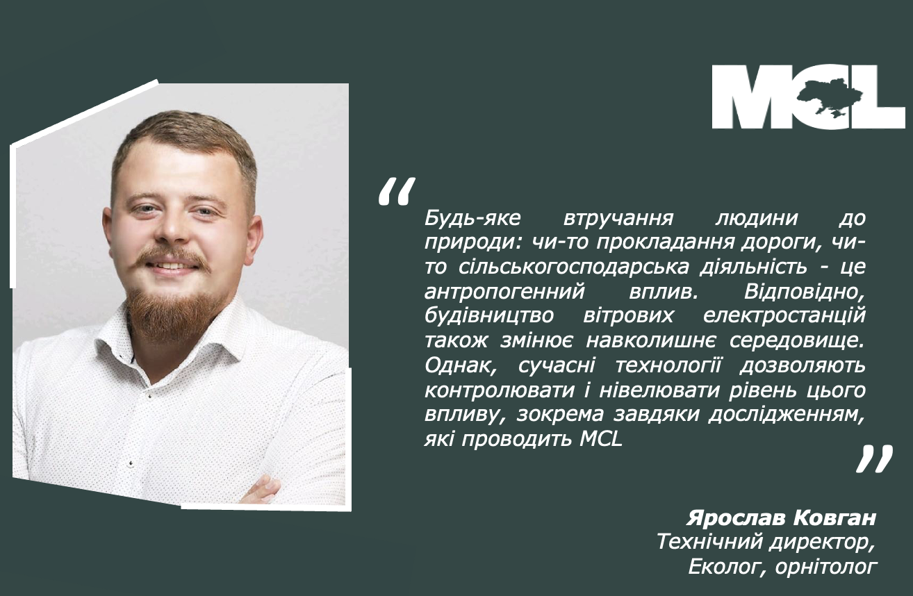 ENVIRONMENTAL STUDIES FOR WIND FARM CONSTRUCTION. INSIGHTS FROM MCL’s CTO